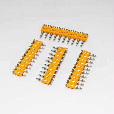 Gas Pin Nails without Gas Electro Galvanized Steel Drive Pin with Plastic Washer