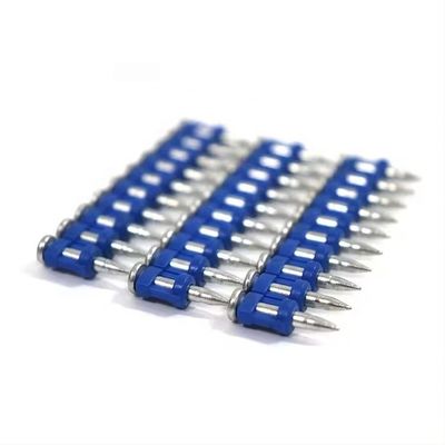 Gas Actuated Nail Gun Plastic Collated 3.0*22mm Concrete Nails with Customized Color