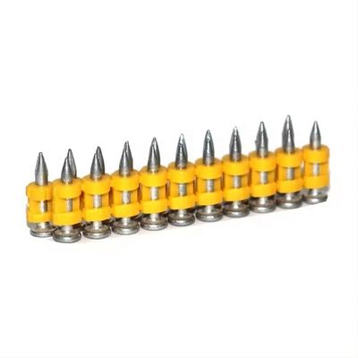 Gas Actuated Nail Gun Plastic Collated 3.0*22mm Concrete Nails with Customized Color