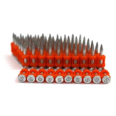 Gas Actuated Nail Gun Plastic Collated 3.0*22mm Concrete Nails with Customized Color