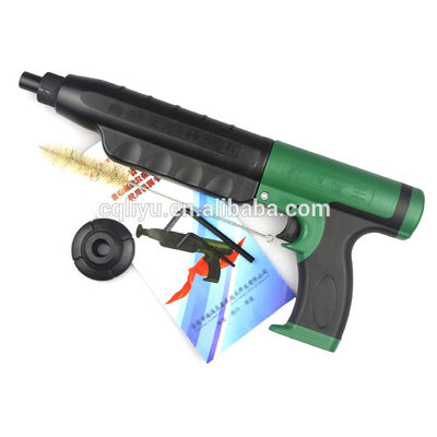 Metal Automatic Ejection Reset Shooting Gun Nail Fixing Gun in Green and Black