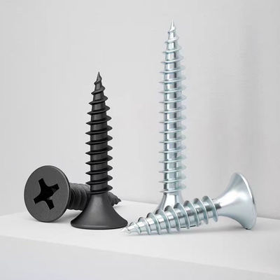 Drywall Screw Black Phosphate Coarse Fine Thread Bugle Phillips Head Andika Gypsum Screw Kuwait