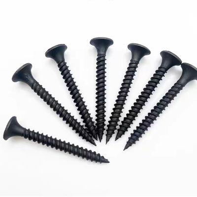 Drywall Screw Black Phosphate Coarse Fine Thread Bugle Phillips Head Andika Gypsum Screw Kuwait
