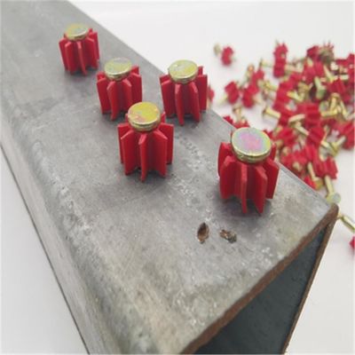 Red PVC Washers Steel Studs for Aluminum Alloy Windows 16-76mm Length
