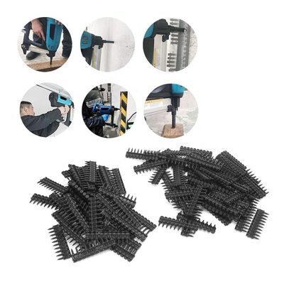 Black Finish ISO Standard Carbon Steel Flat Gas Drive Pins for Building Construction Smooth Shank Type 6.3MM