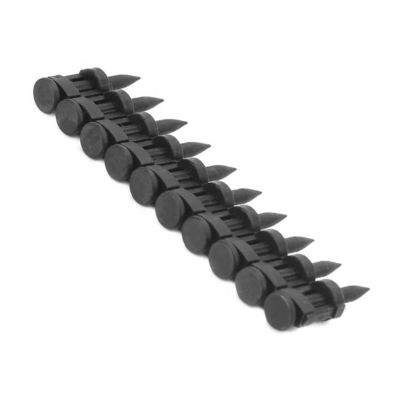 Black Finish ISO Standard Carbon Steel Flat Gas Drive Pins for Building Construction Smooth Shank Type 6.3MM