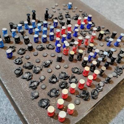 Collated Strip Nails 16MM Black Finish Concrete Drive Pins for Strong Penetration