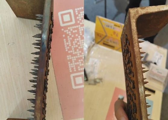 Collated Strip Nails 16MM Black Finish Concrete Drive Pins for Strong Penetration