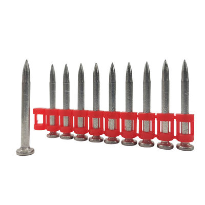 2.6/3.0*22/25/27/32/38mm Fluted Drive Pins for Russia Market Steel Concrete Nails Flat Head