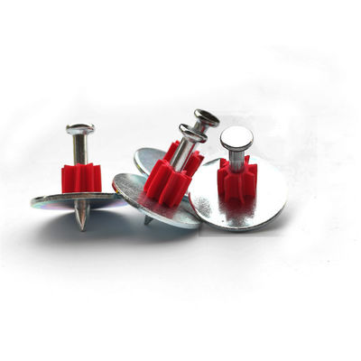Direct Supply Power Actuated Concrete Nails with Flat Head and 25mm Washer Diameter