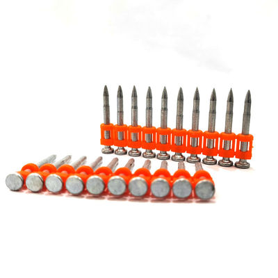 HC6 3.0*22/25/27/32/38mm Galvanized Concrete Nails with Step Shank and Bullet Point
