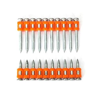 HC6 3.0*22/25/27/32/38mm Galvanized Concrete Nails with Step Shank and Bullet Point