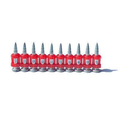 Decoration and Construction Building Steel Concrete Nail Supplies Red Collated Stripe Gas