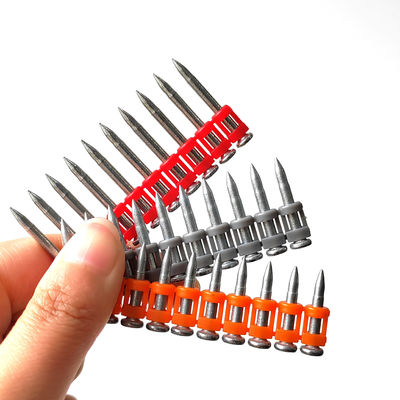 Gas Nail Gun Compatible Fluted Shank Concrete Steel Nail with Galvanized Coating