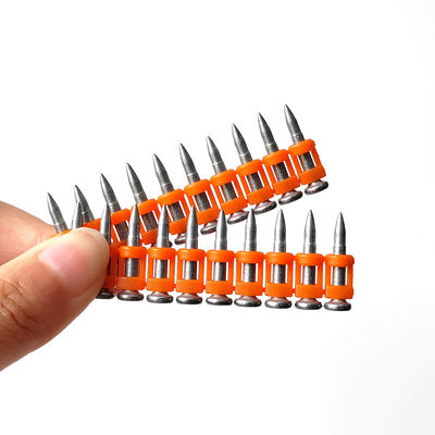 Gas Nail Gun Compatible Fluted Shank Concrete Steel Nail with Galvanized Coating