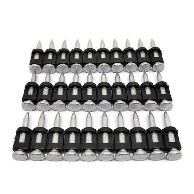 Gas Nail Gun Compatible Fluted Shank Concrete Steel Nail with Galvanized Coating