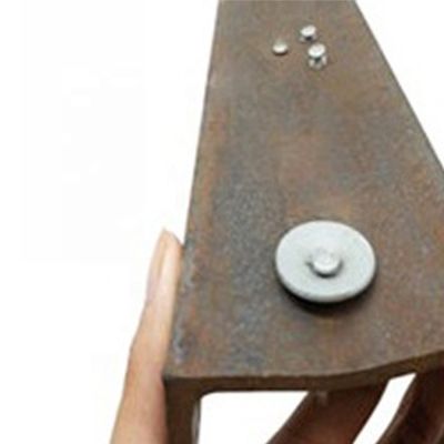Cement Wall Steel Nails Concrete Nails 2 inch Drive Pins with 1 inch Washer 100 Pack