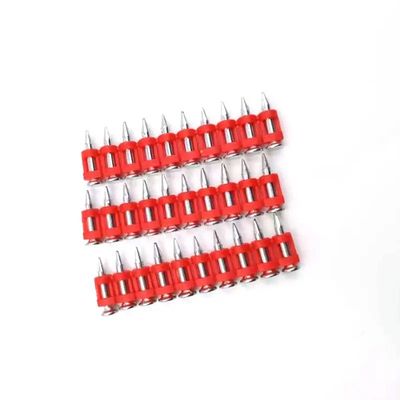 6.3mm Head Diameter High Hardness Electro Galvanized Steel Nails Gas Pins for Concrete
