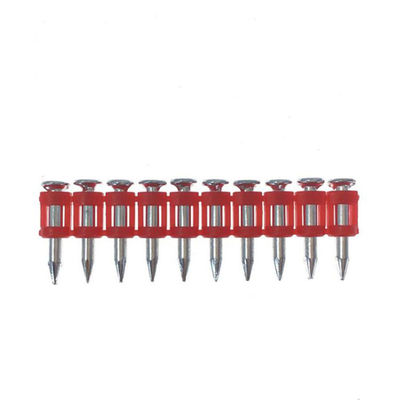 6.3mm Head Diameter High Hardness Electro Galvanized Steel Nails Gas Pins for Concrete