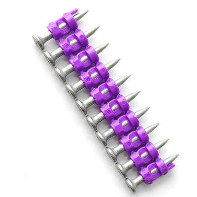 Electro Galvanized Collated 22 mm Nails for Wurth Gas Device CS-3 Durable Ring Shank