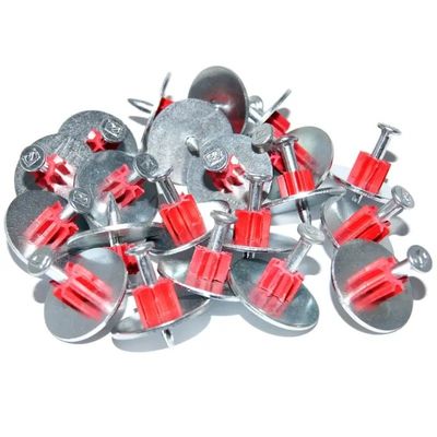 7.6mm Head Diameter 25mm Steel Washer High Speed Steel Nails for PDW Concrete Pins