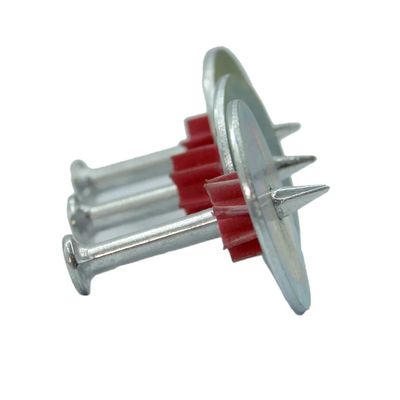 7.6mm Head Diameter 25mm Steel Washer High Speed Steel Nails for PDW Concrete Pins