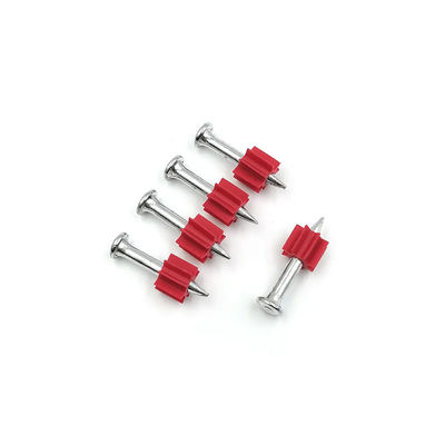 Concrete Power Nail Gun NS301T with Red Flute Shooting Nails and Shake Dia. 3.7mm