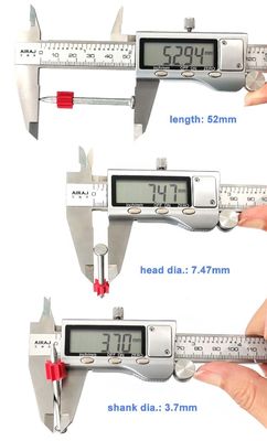 PD52 52mm Steel Head Drive Pin for Concrete Shoot Nails in Powder Actuated Nail Gun