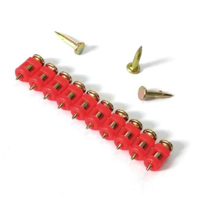 Smooth Shank Concrete Nails 3.0x16mm in Yellow Galvanized for Construction Materials