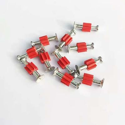Manual Power Actuated Nail Gun Concrete Nails with Flat Head Style and Hardness Steel