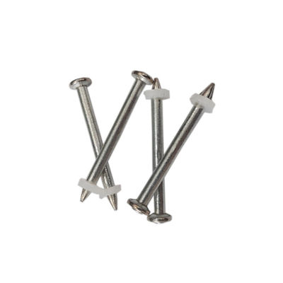 High Hardness Steel Shooting Nails with 3.7mm Shank Diameter and Plastic Washers