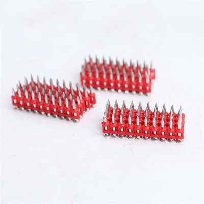6.3mm Flat Head Gas Concrete Nails Plastic Strip Fasteners for Construction Materials