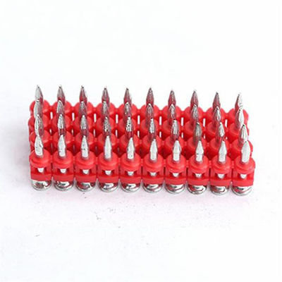 6.3mm Flat Head Gas Concrete Nails Plastic Strip Fasteners for Construction Materials