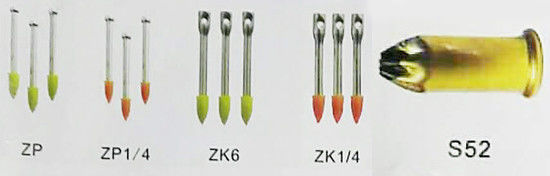Smooth Shank ZK1/4 Fasteners for Fastening Ceiling Nail Gun Nails and Eyelet Drive Pins