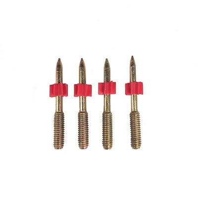 Threaded Nails High Speed Nail Gun with Black Fluted Shank in Black