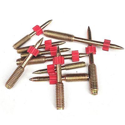 Threaded Nails High Speed Nail Gun with Black Fluted Shank in Black