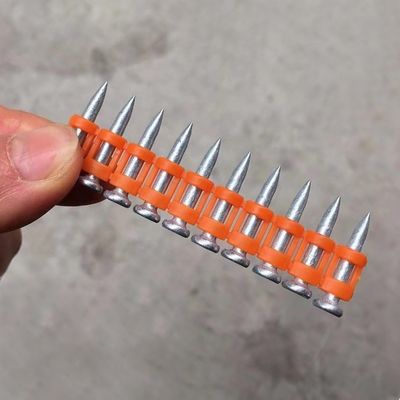 Mechanical Galvanized Reinforced Gas Nails for Hard Concrete and Metal Customizable