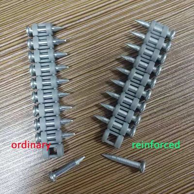 Mechanical Galvanized Reinforced Gas Nails for Hard Concrete and Metal Customizable