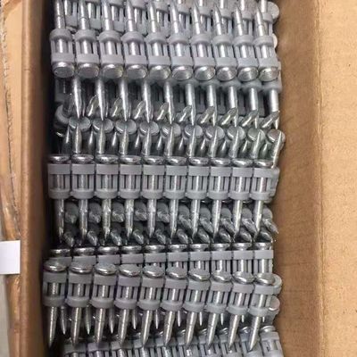 Mechanical Galvanized Reinforced Gas Nails for Hard Concrete and Metal Customizable