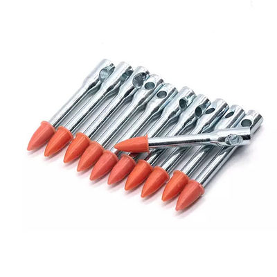 Concrete Fasteners High Speed Eyelet Drive Pins with Actuate Hats and Flat Head Design