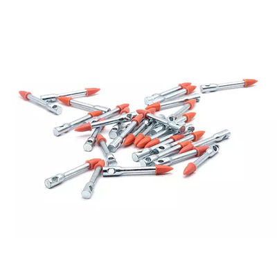 Concrete Fasteners High Speed Eyelet Drive Pins with Actuate Hats and Flat Head Design