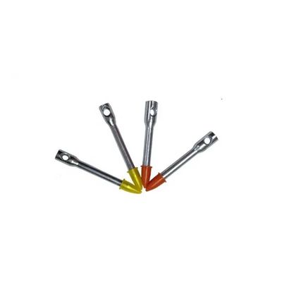 Concrete Fasteners High Speed Eyelet Drive Pins with Actuate Hats and Flat Head Design