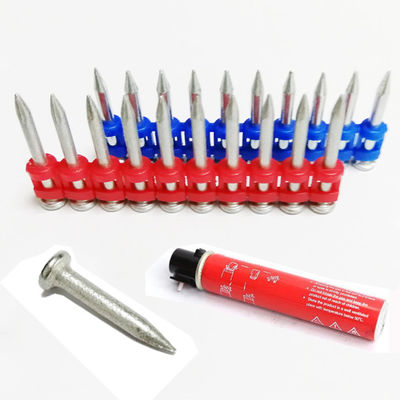 Gas Actuated Nailer Fastening Pins with Galvanized Hardened Steel Concrete Nails