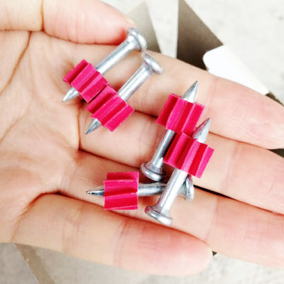 Smooth Shank 7.6mm/.300&quot; Head Diameter Galvanized Plated Pins for Ramset and Concrete