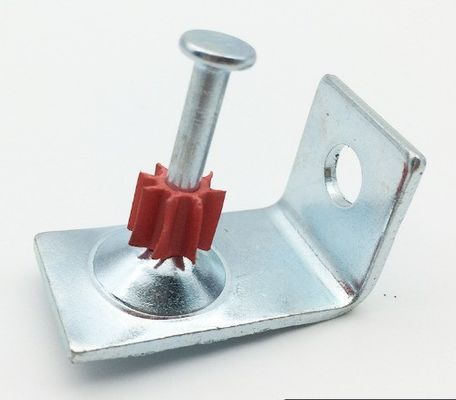 Flute Top Hat and Right Angle Ceiling Clip PK32 Head Drive Pin .300 Shank Diameter