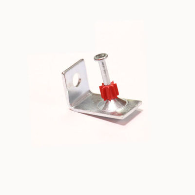 Flute Top Hat and Right Angle Ceiling Clip PK32 Head Drive Pin .300 Shank Diameter