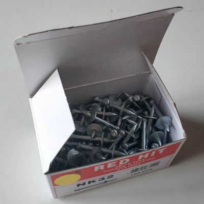 Secure Your Ceiling with 32MM RED HIT Concrete Nail Ceiling Clips and 12mm Washer Dia