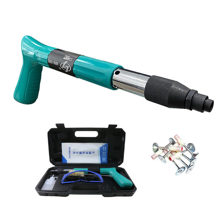 Blue Portable Steel Pressure Cordless Hand Nail Gun for Ceiling Nail Type Cement Wall
