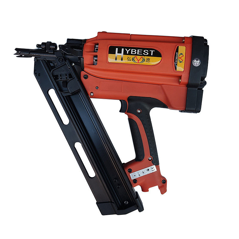 3490 Model 34 Degree Gas Framing Nailer with 40 Capacity and Fuel Cell Power Source