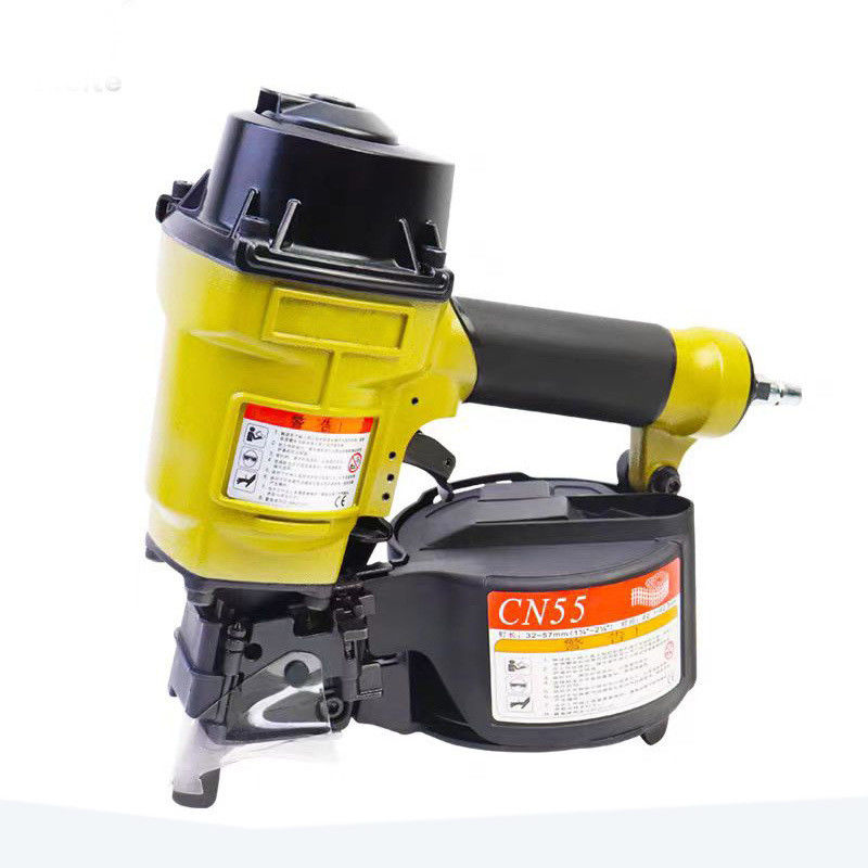 Industrial Grade CN55 CN70 Pneumatic Roofing Nail Gun with High Power and No Voltage